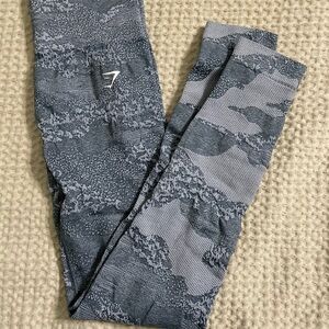 Gymshark Blue Camo Leggings